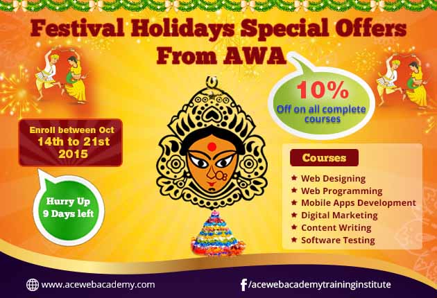 Dussera Festival Holidays Special Offer  from AWA