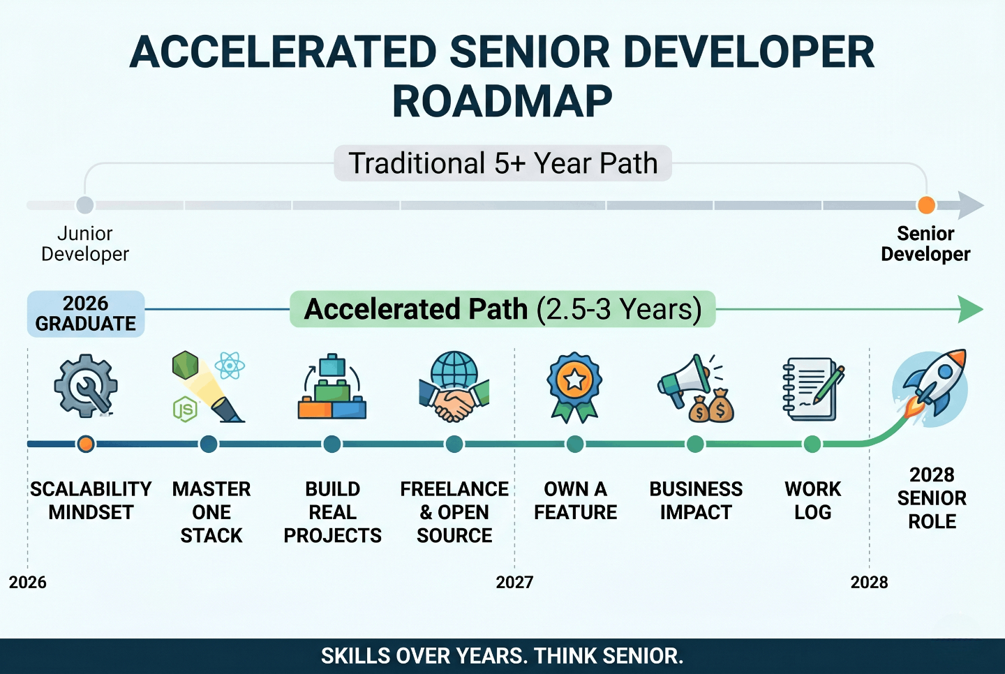 How to Become a Senior Full Stack Developer 2026 Roadmap